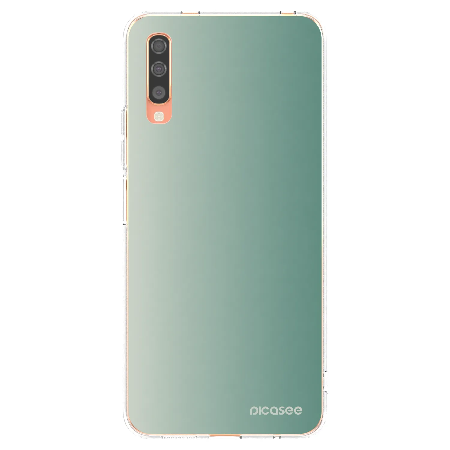 Picasee silikónový prehľadný obal pre Samsung Galaxy A70 A705F - Misty Sage