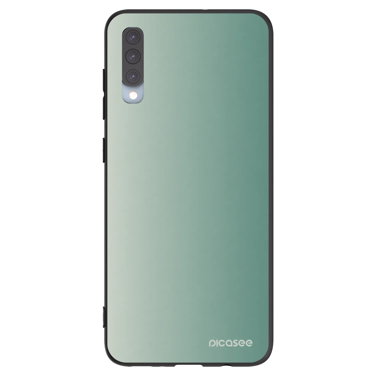 Picasee silikónový čierny obal pre Samsung Galaxy A70 A705F - Misty Sage