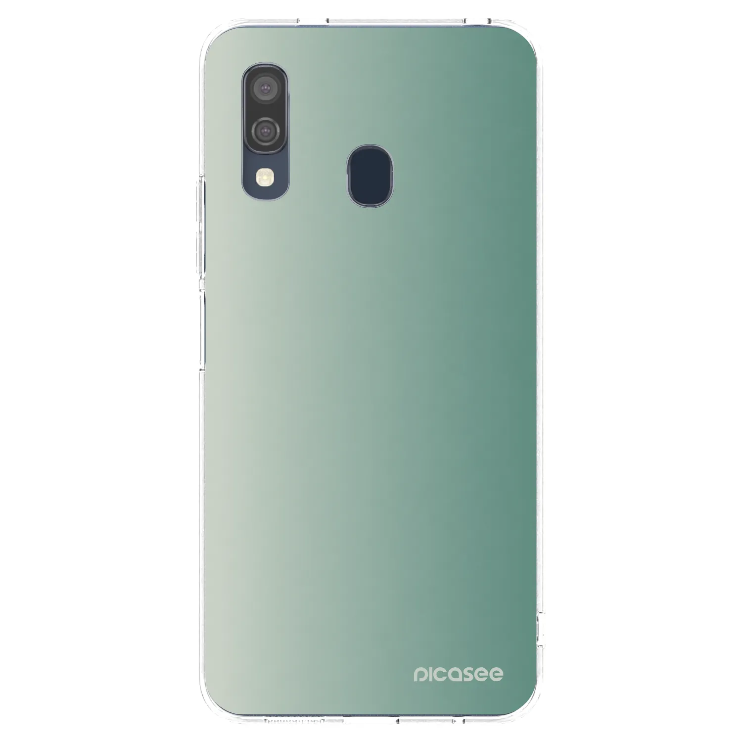 Picasee silikónový prehľadný obal pre Samsung Galaxy A40 A405F - Misty Sage