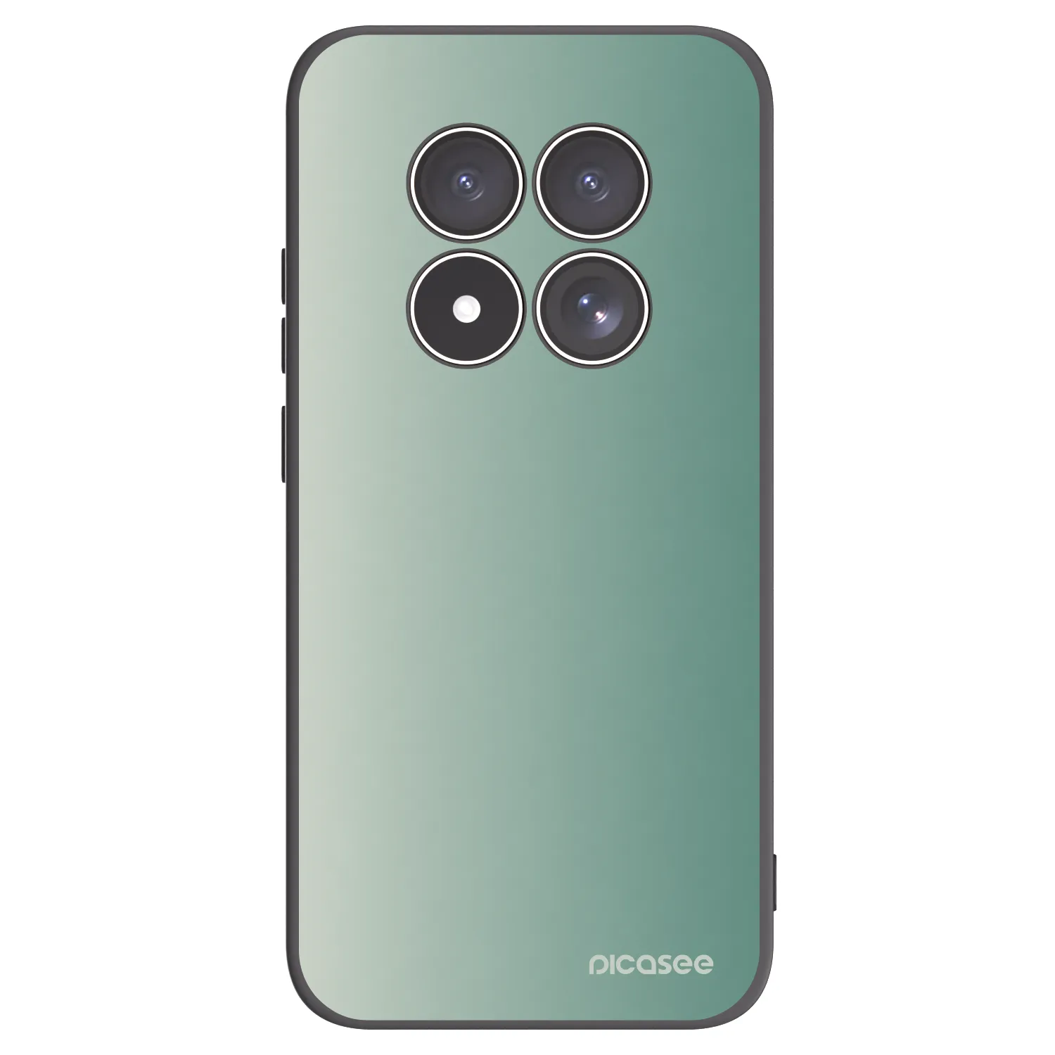 Picasee silikónový čierny obal pre Xiaomi Redmi Note 15 Pro 4G - Misty Sage