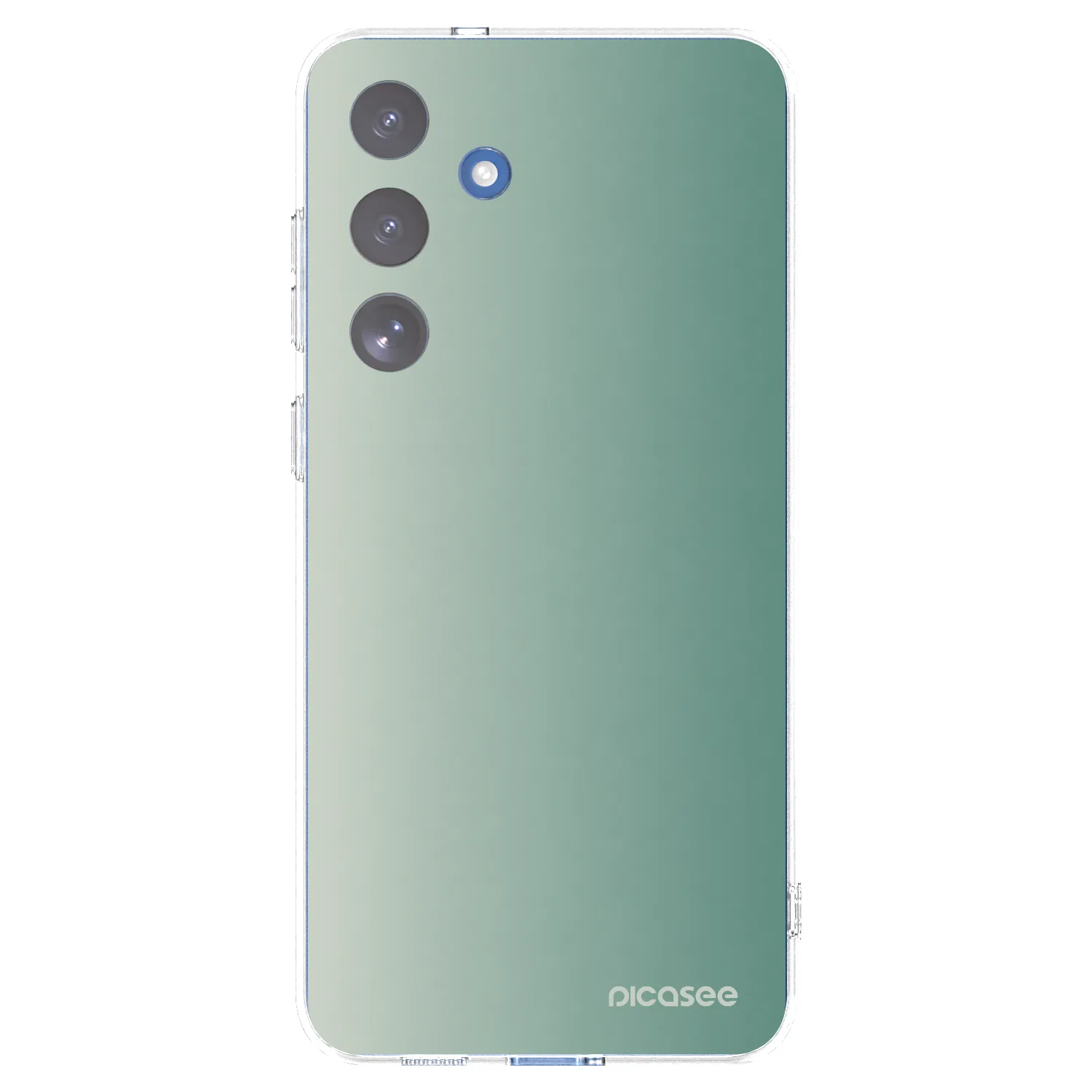 Picasee silikónový prehľadný obal pre Samsung Galaxy S25 FE 5G - Misty Sage