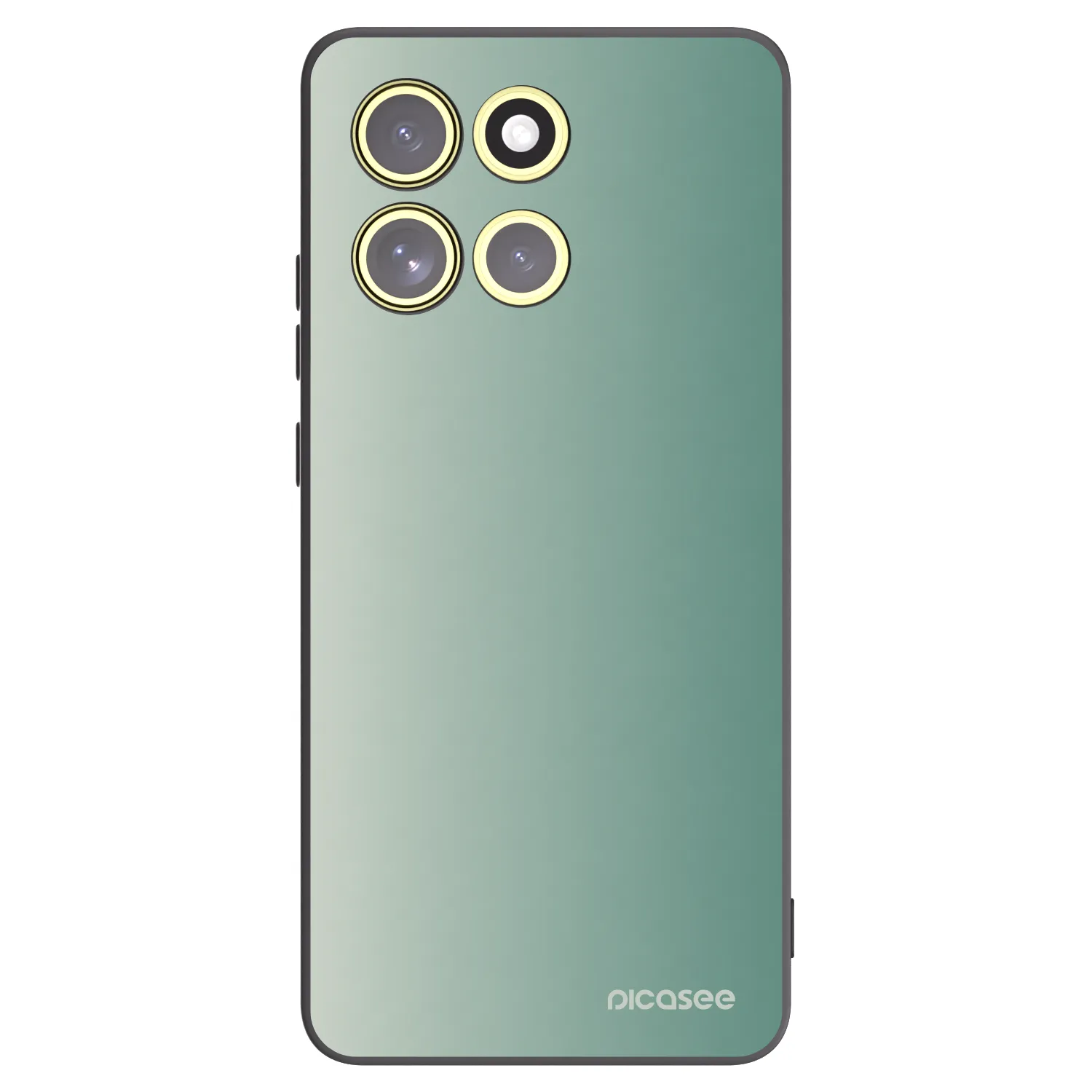 Picasee silikónový čierny obal pre Motorola Moto G86 Power 5G - Misty Sage