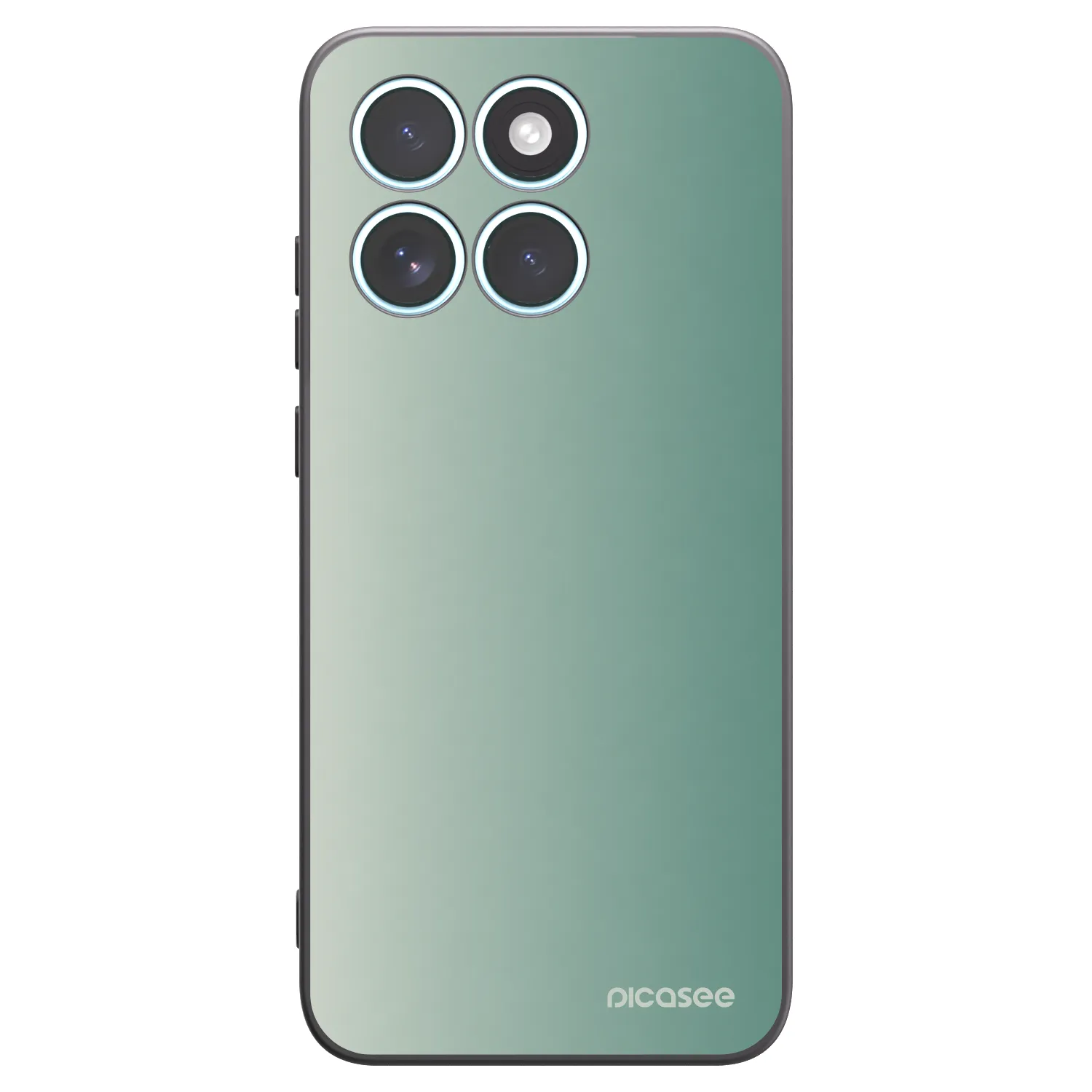 Picasee silikónový čierny obal pre Motorola Edge 70 Fusion - Misty Sage