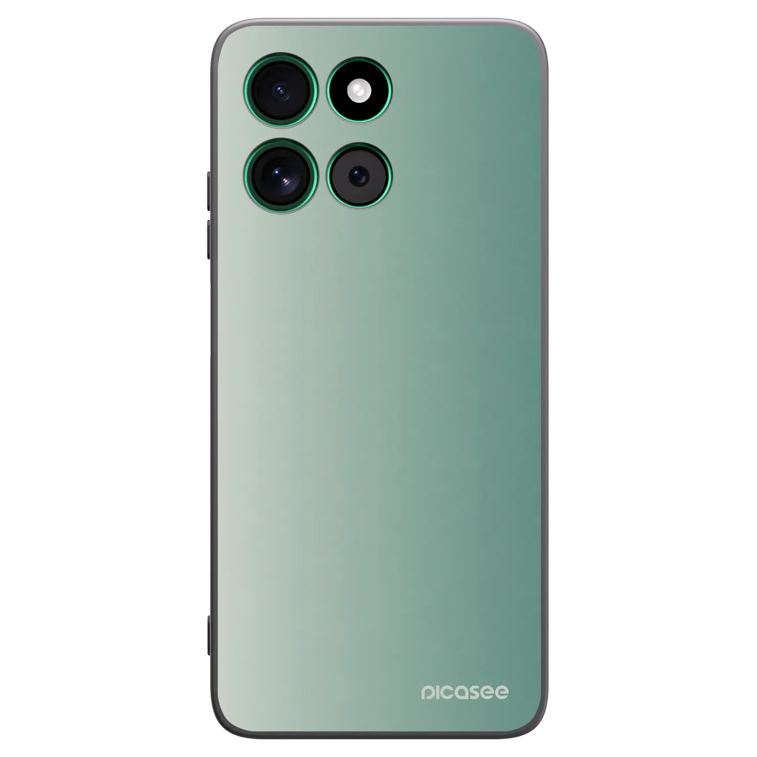 Picasee silikónový čierny obal pre Motorola Moto G57 Power - Misty Sage