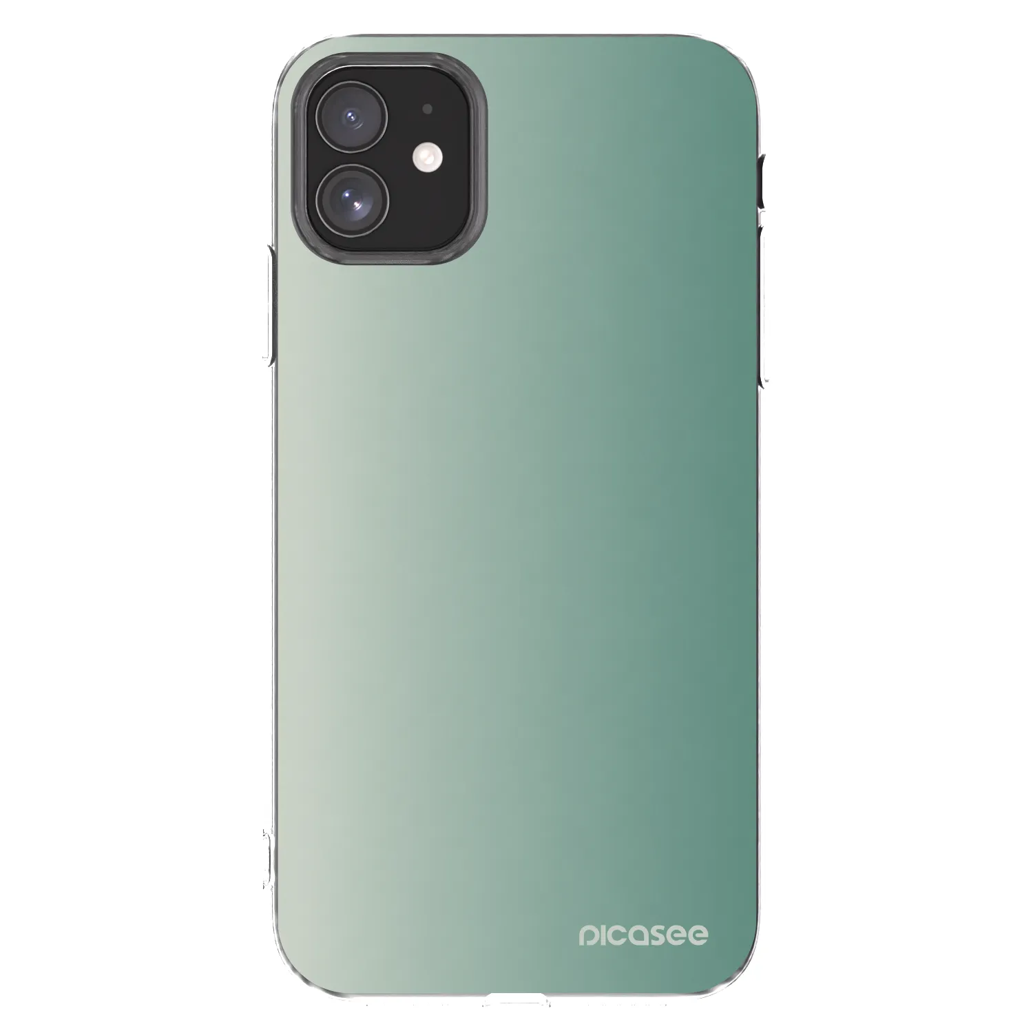 Picasee silikónový prehľadný obal pre Apple iPhone 11 - Misty Sage