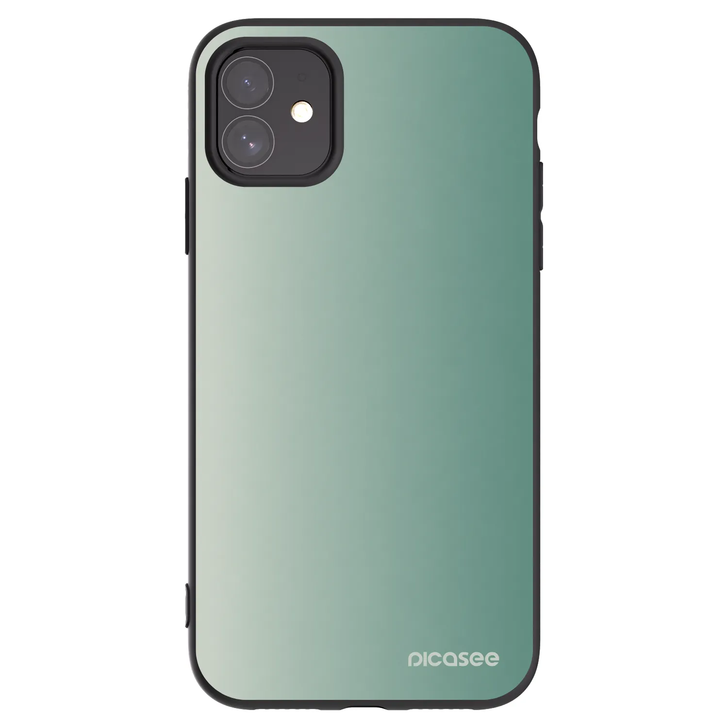 Picasee silikónový čierny obal pre Apple iPhone 11 - Misty Sage
