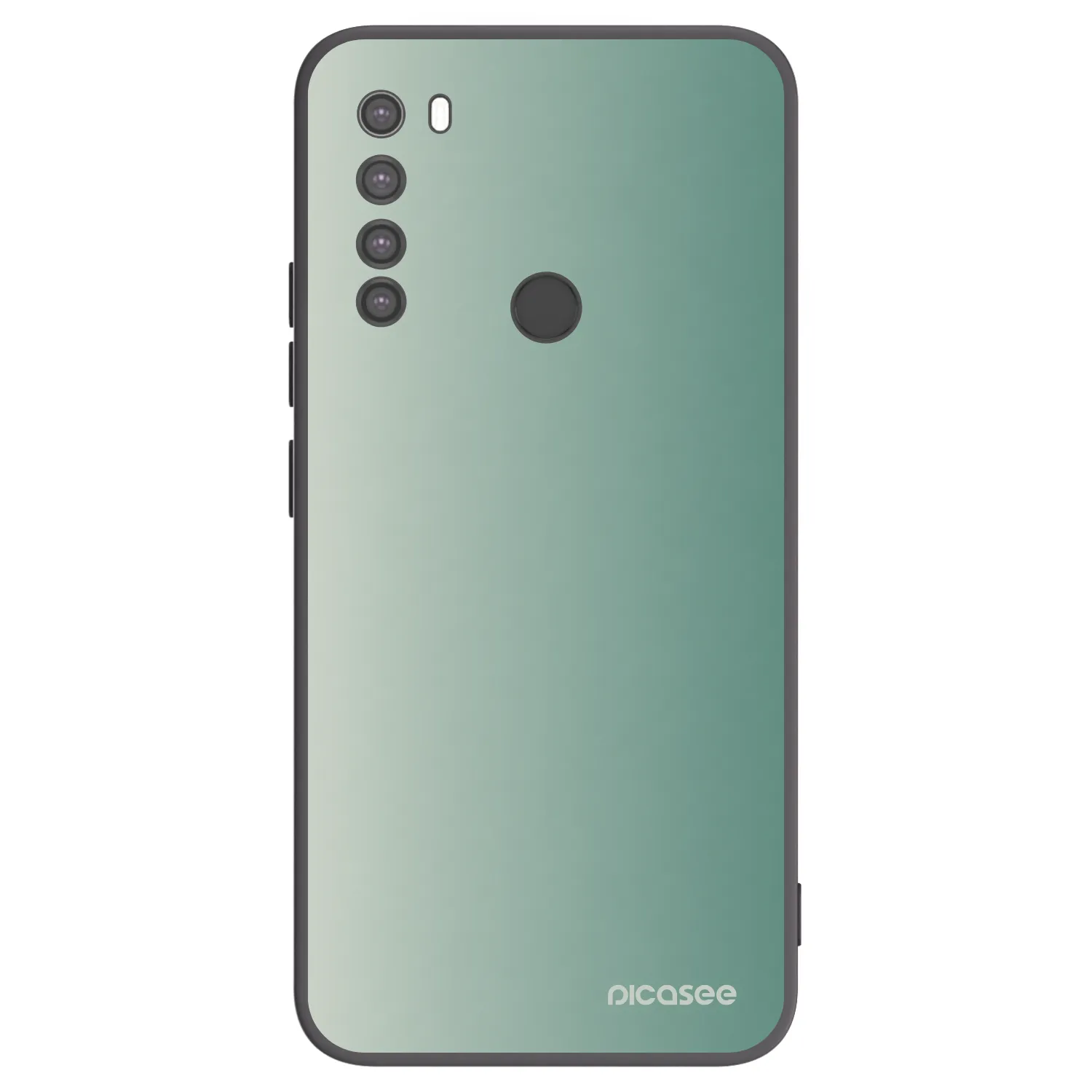 Picasee silikónový čierny obal pre Xiaomi Redmi Note 8 - Misty Sage