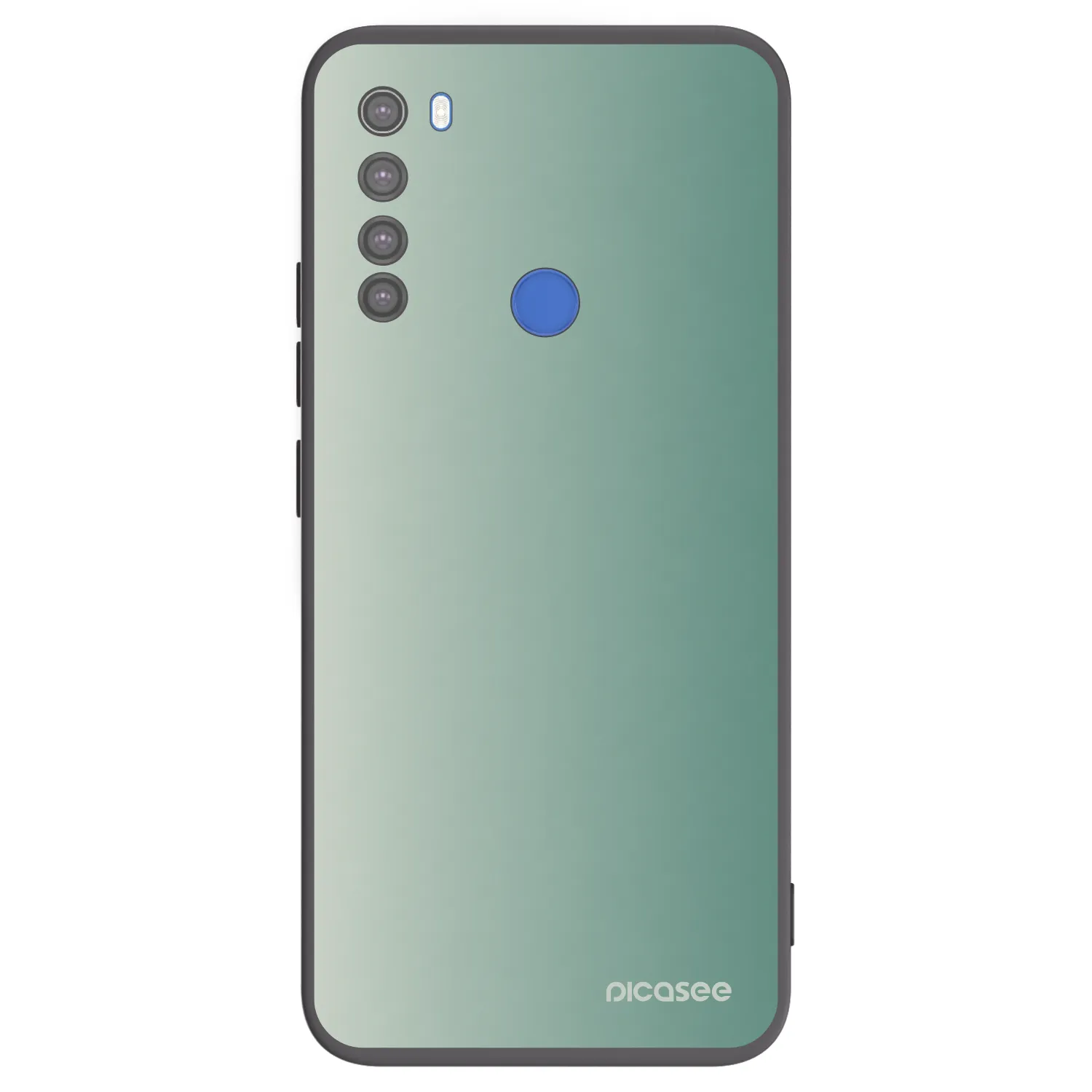 Picasee silikónový čierny obal pre Xiaomi Redmi Note 8T - Misty Sage