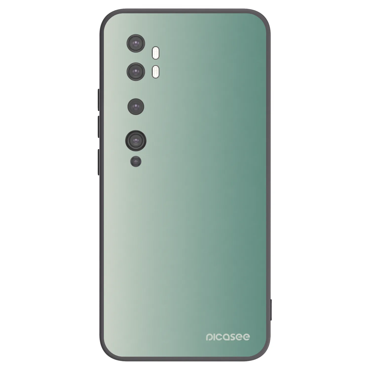 Picasee silikónový čierny obal pre Xiaomi Mi Note 10 (Pro) - Misty Sage