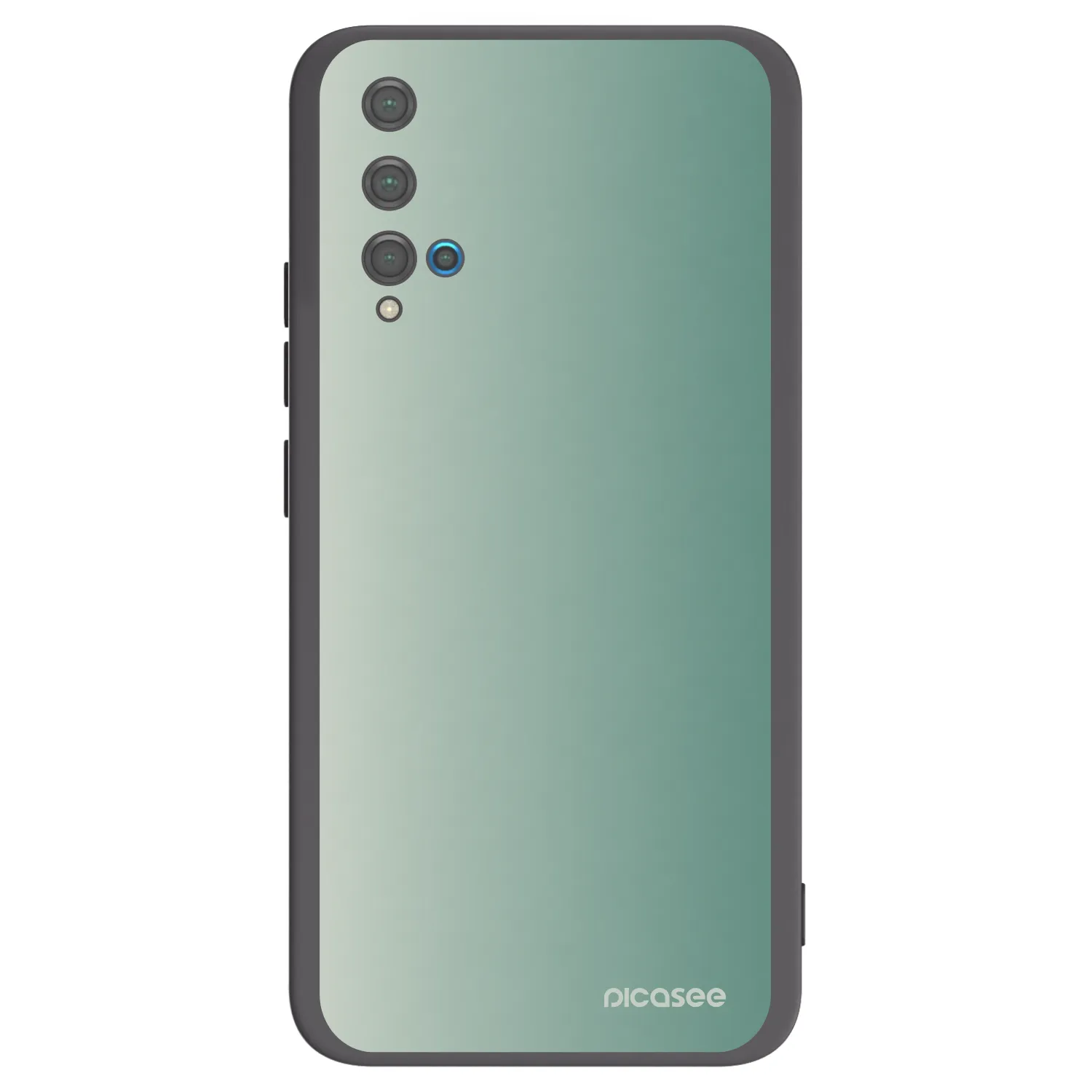 Picasee silikónový čierny obal pre Huawei Nova 5T - Misty Sage