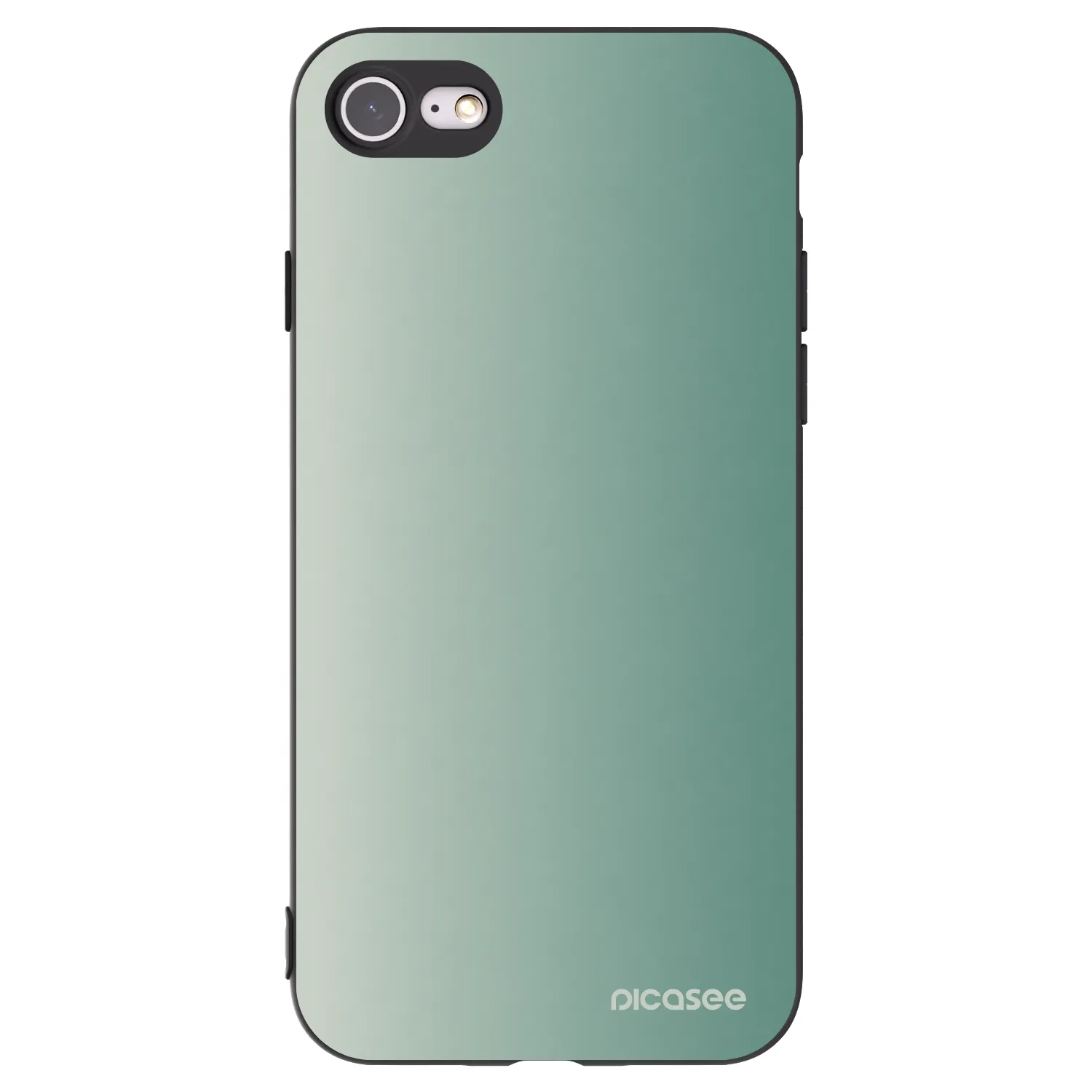 Picasee silikónový čierny obal pre Apple iPhone SE 2020 - Misty Sage
