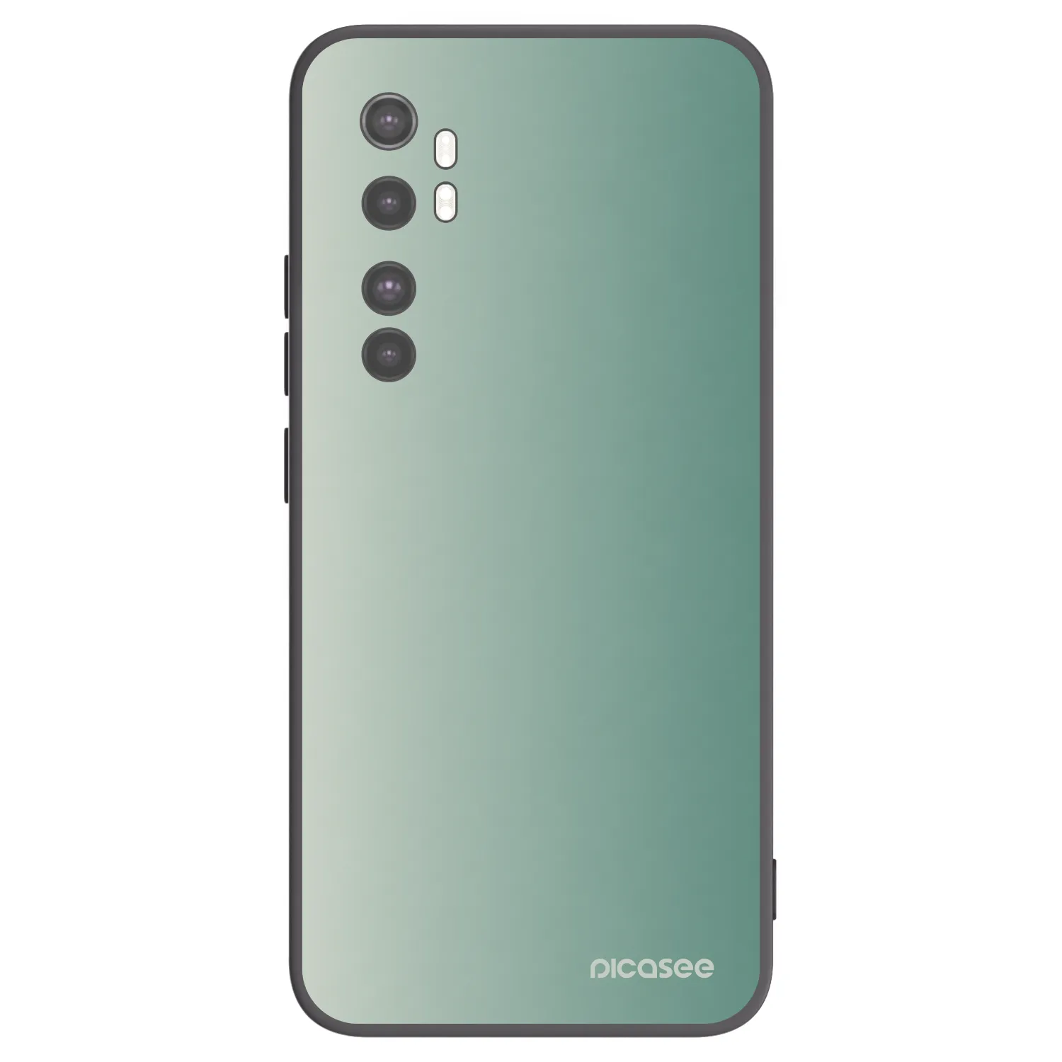 Picasee silikónový čierny obal pre Xiaomi Mi Note 10 Lite - Misty Sage