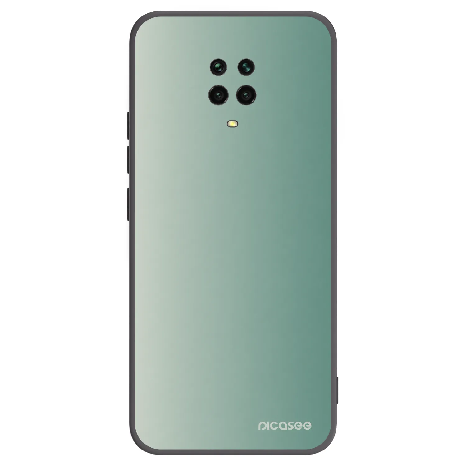 Picasee silikónový čierny obal pre Xiaomi Redmi Note 9S - Misty Sage