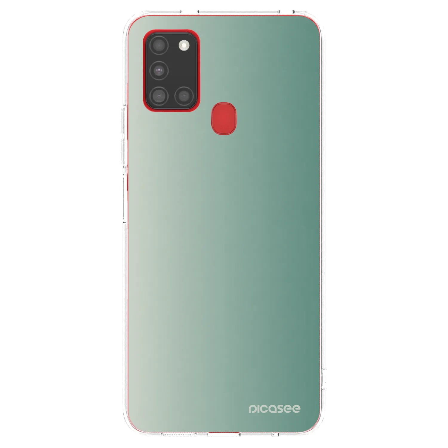 Picasee silikónový prehľadný obal pre Samsung Galaxy A21s - Misty Sage