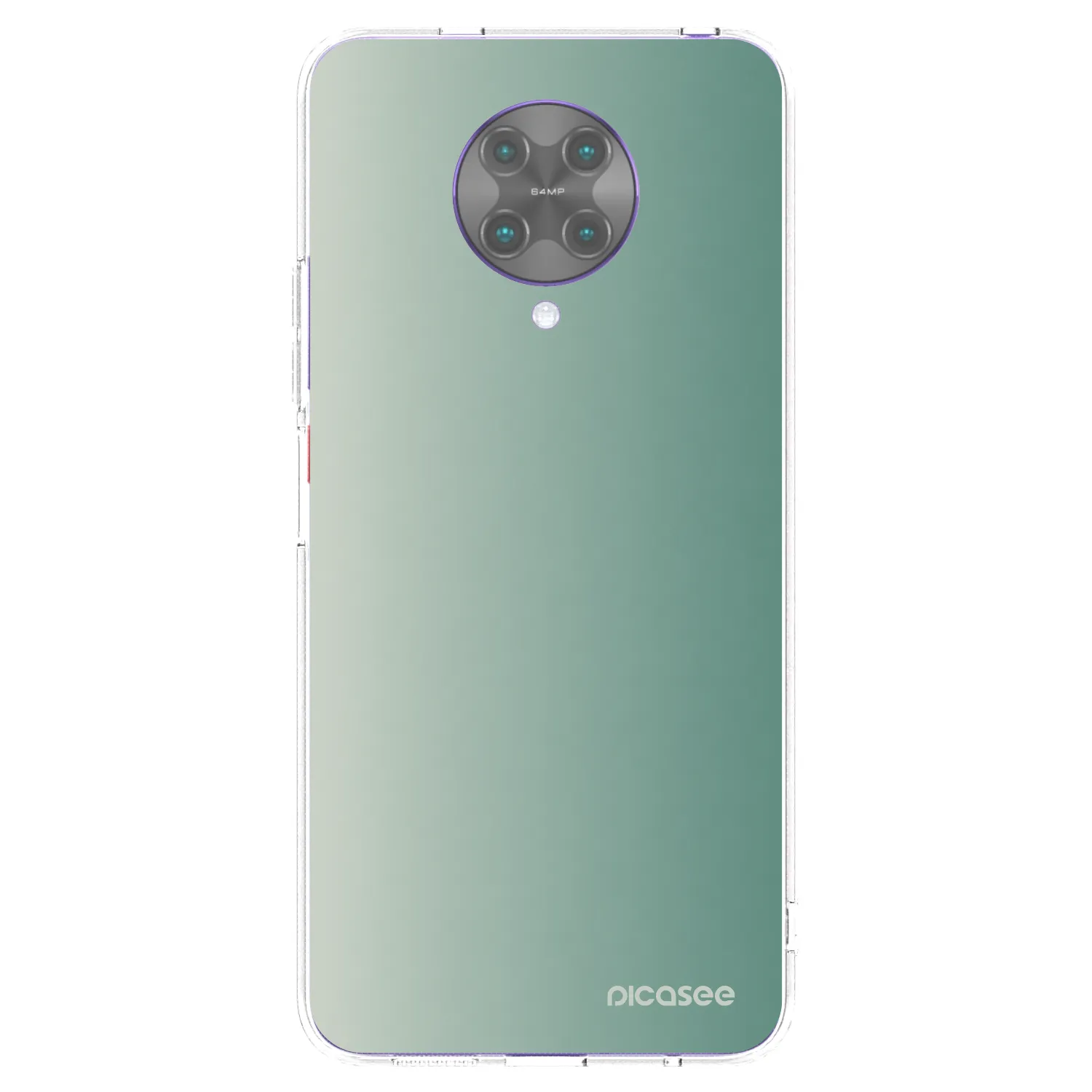Picasee silikónový prehľadný obal pre Xiaomi Poco F2 Pro - Misty Sage