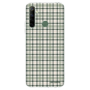 Picasee silikónový prehľadný obal pre Realme 6i - Sage Tartan