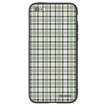 Obal pre Apple iPhone 5/5S/SE - Sage Tartan