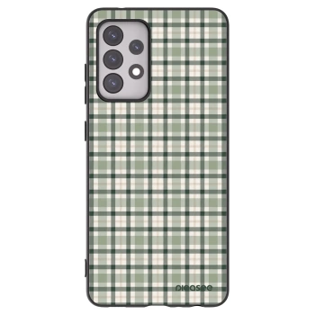 Picasee silikónový čierny obal pre Samsung Galaxy A52s 5G A528B - Sage Tartan
