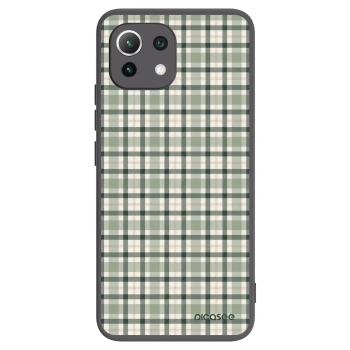 Picasee silikónový čierny obal pre Xiaomi 11 Lite 5G NE - Sage Tartan
