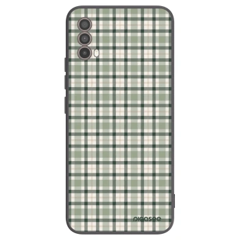 Obal pre Motorola Moto E40 - Sage Tartan