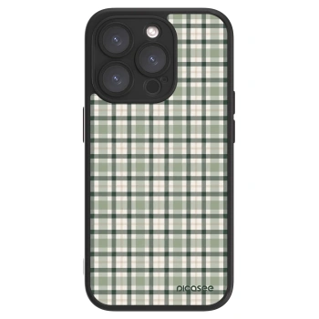 Picasee ULTIMATE CASE pro Apple iPhone 15 Pro - Sage Tartan