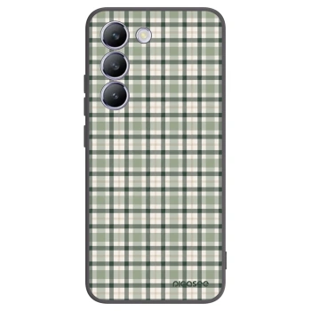 Picasee silikónový čierny obal pre Vivo V40 SE 5G - Sage Tartan