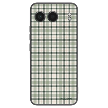 Picasee silikónový čierny obal pre OnePlus Nord 4 - Sage Tartan