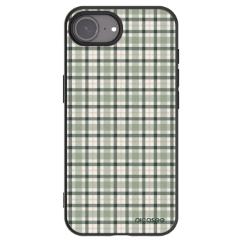 Picasee silikónový čierny obal pre Apple iPhone 16e - Sage Tartan
