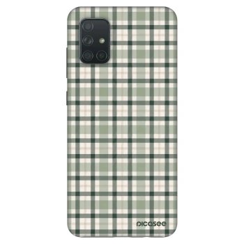 Obal pre Samsung Galaxy A71 A715F - Sage Tartan