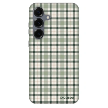 Obal pre Samsung Galaxy S25 5G - Sage Tartan