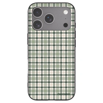 Picasee silikónový čierny obal pre Apple iPhone 18 Pro - Sage Tartan