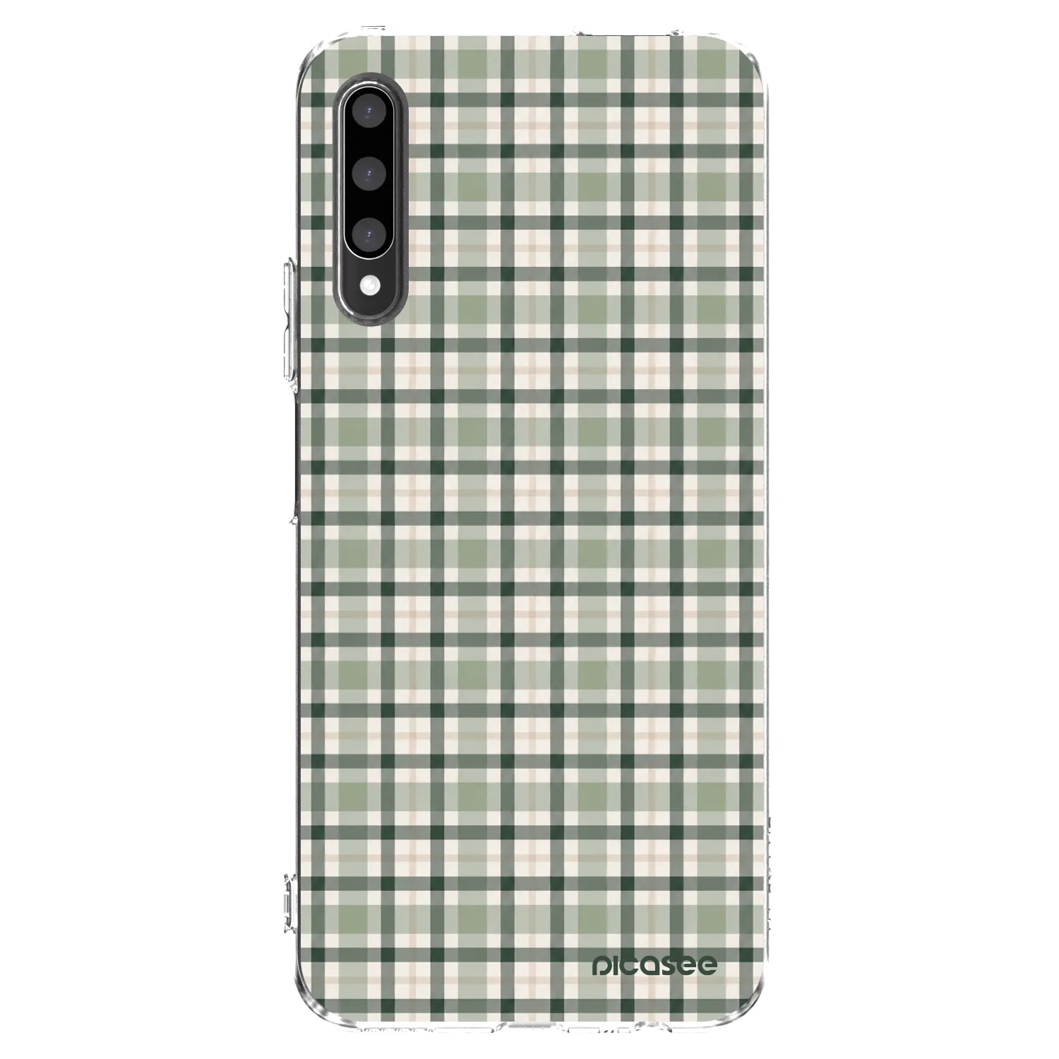 Picasee silikónový prehľadný obal pre Honor 9X Pro - Sage Tartan