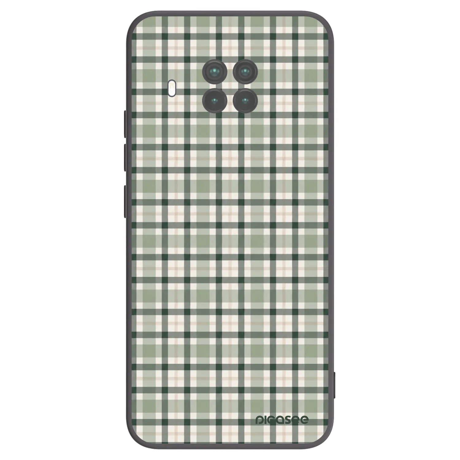 Picasee silikónový čierny obal pre Xiaomi Mi 10T Lite - Sage Tartan