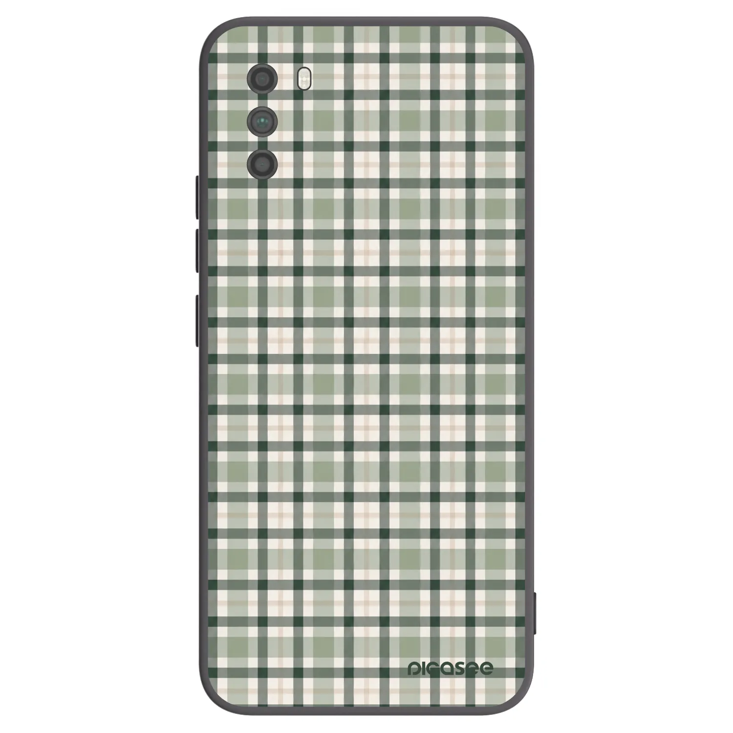 Picasee silikónový čierny obal pre Xiaomi Poco M3 - Sage Tartan