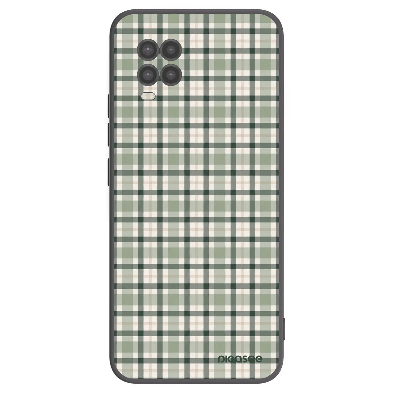 Picasee silikónový čierny obal pre Xiaomi Mi 10 Lite - Sage Tartan