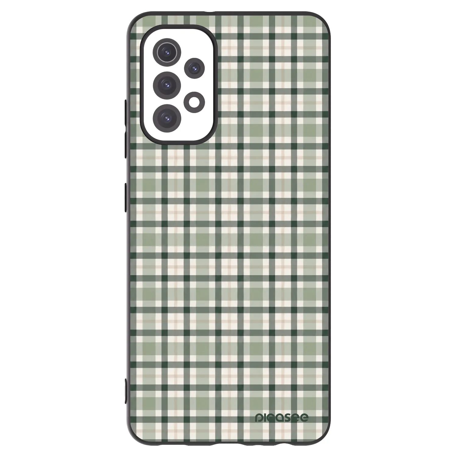 Picasee silikónový čierny obal pre Samsung Galaxy A32 5G A326B - Sage Tartan