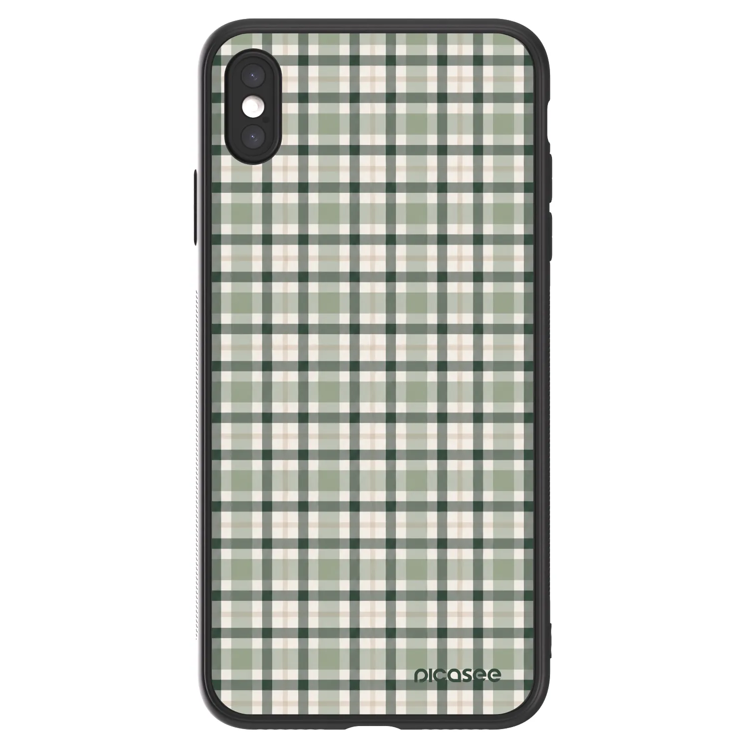 Picasee ULTIMATE CASE pro Apple iPhone XS Max - Sage Tartan