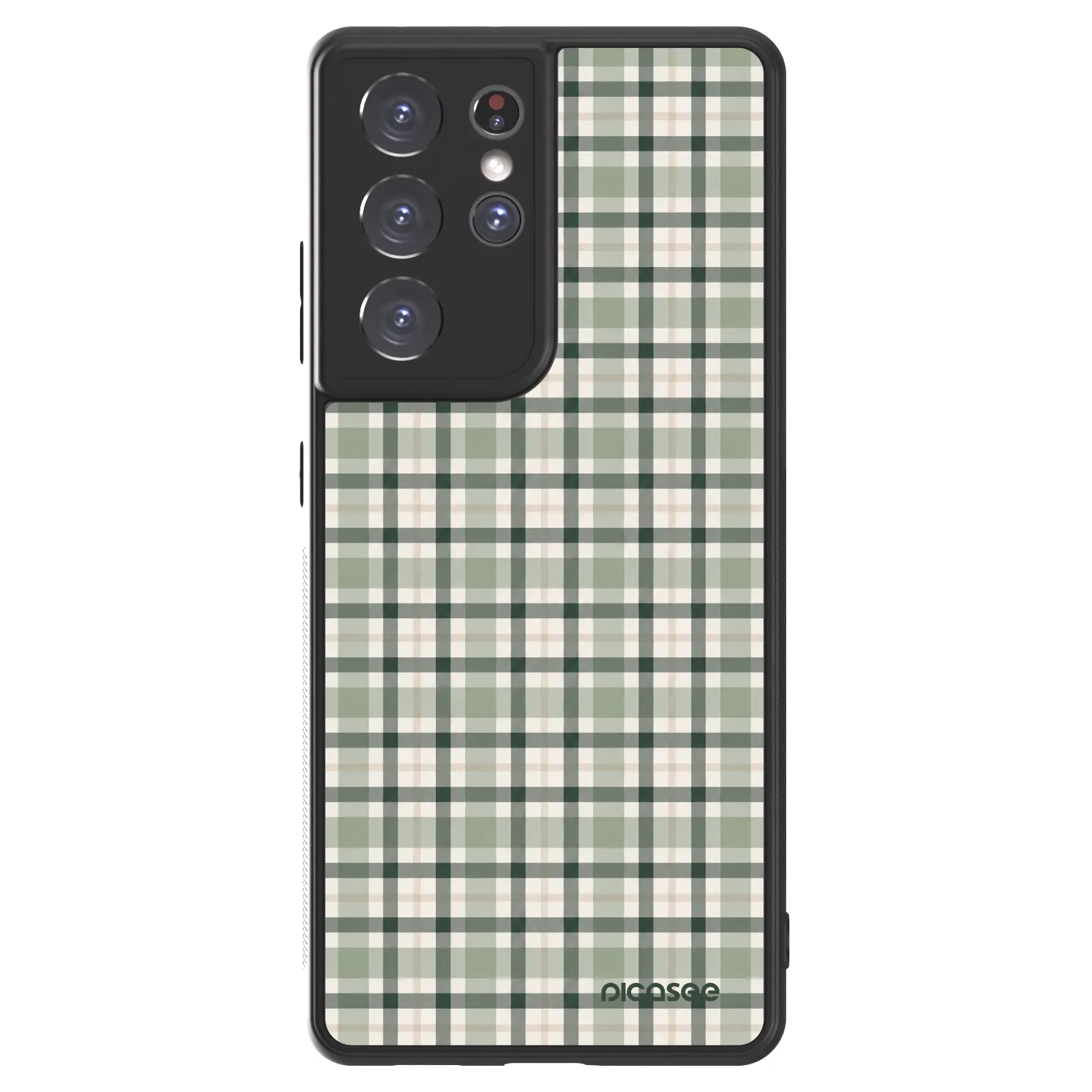Picasee ULTIMATE CASE pro Samsung Galaxy S21 Ultra 5G G998B - Sage Tartan