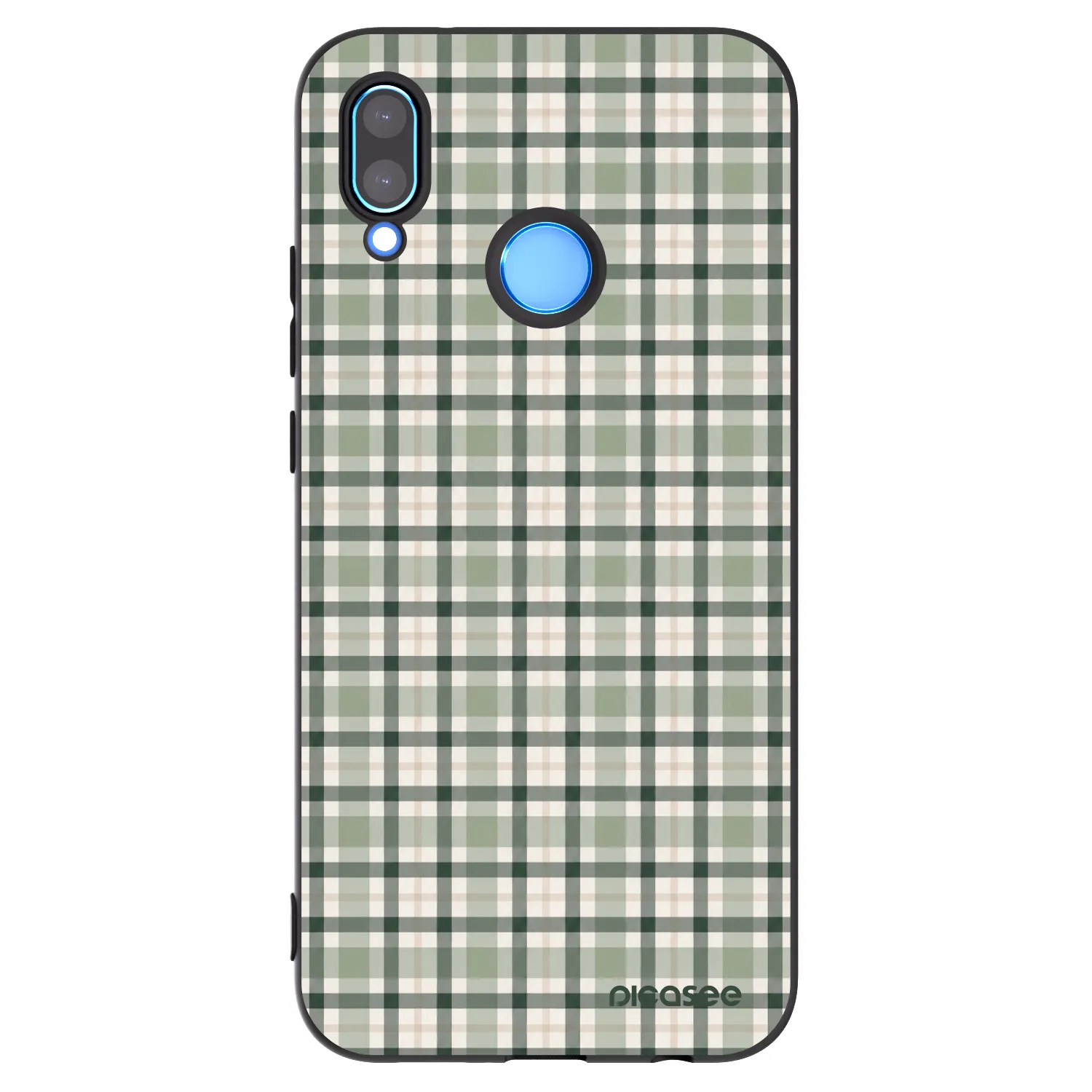Picasee silikónový čierny obal pre Huawei P20 Lite - Sage Tartan