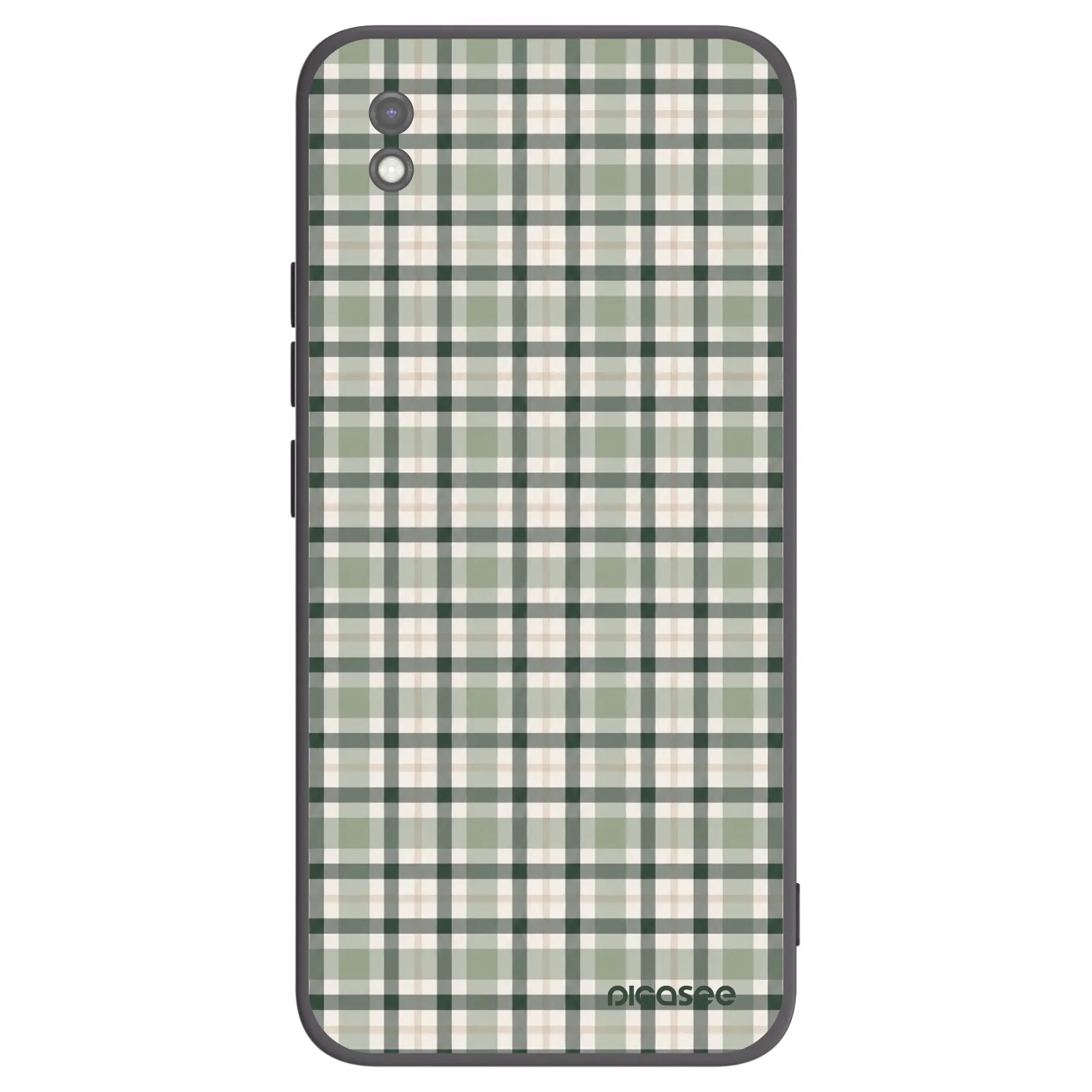 Picasee silikónový čierny obal pre Xiaomi Redmi 9AT - Sage Tartan