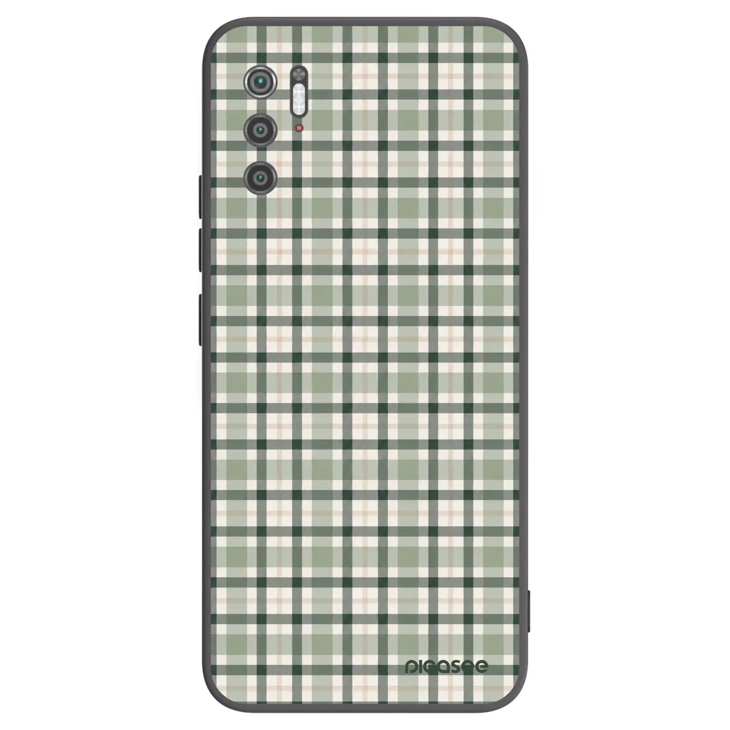 Picasee silikónový čierny obal pre Xiaomi Poco M3 Pro 5G - Sage Tartan
