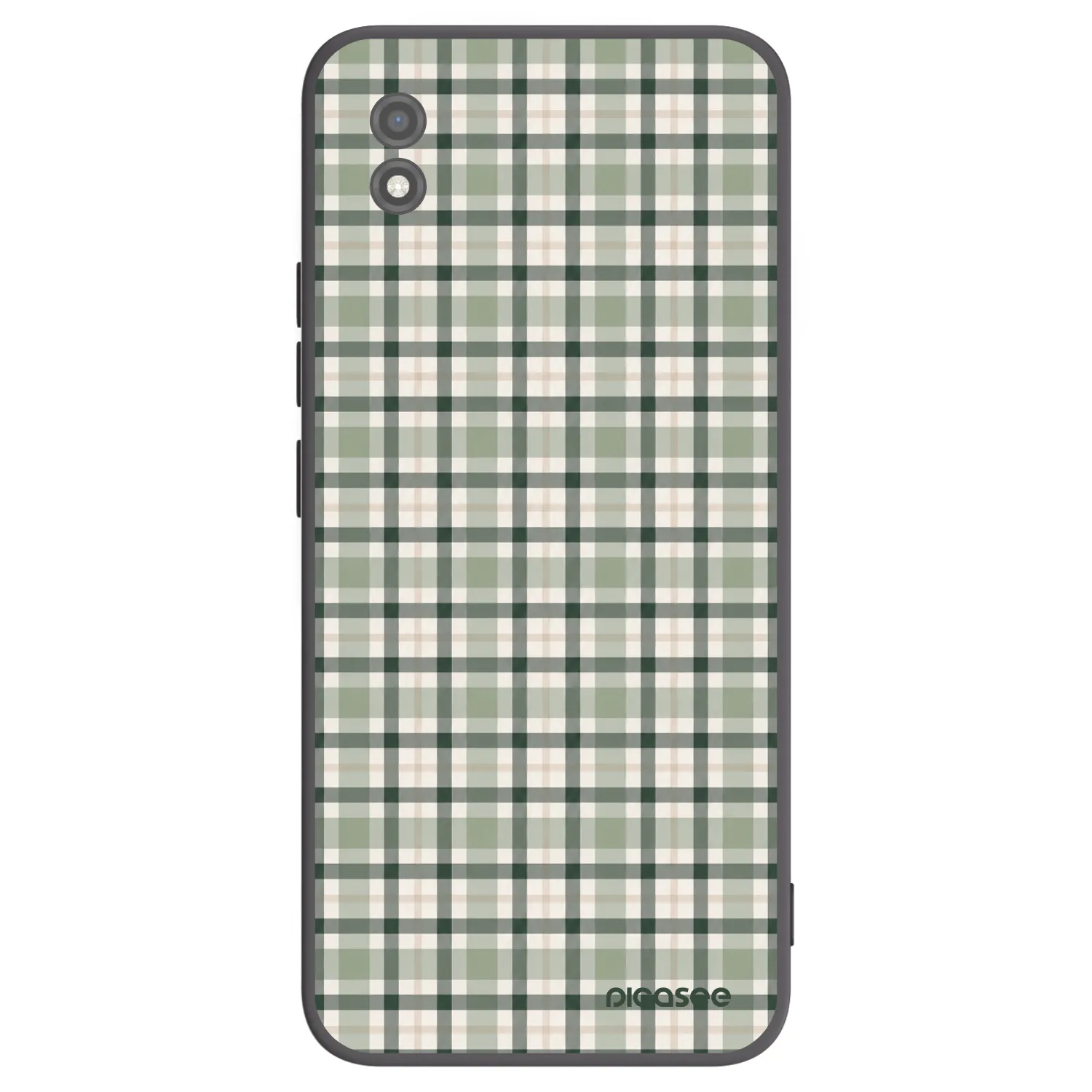 Picasee silikónový čierny obal pre Realme C11 (2021) - Sage Tartan