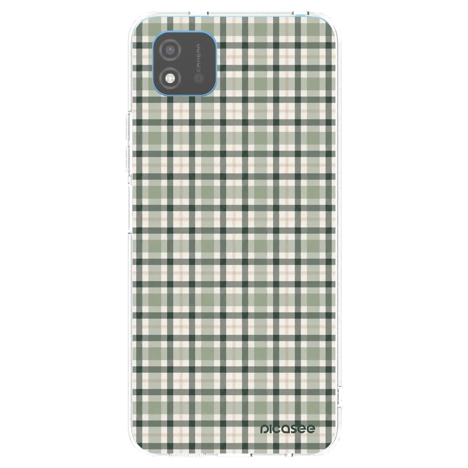 Picasee silikónový prehľadný obal pre Realme C11 (2021) - Sage Tartan