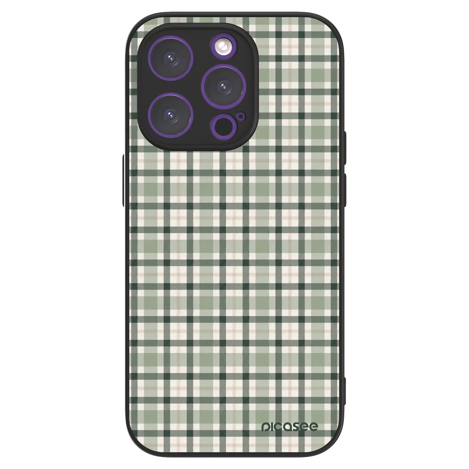 Picasee ULTIMATE CASE pro Apple iPhone 14 Pro - Sage Tartan