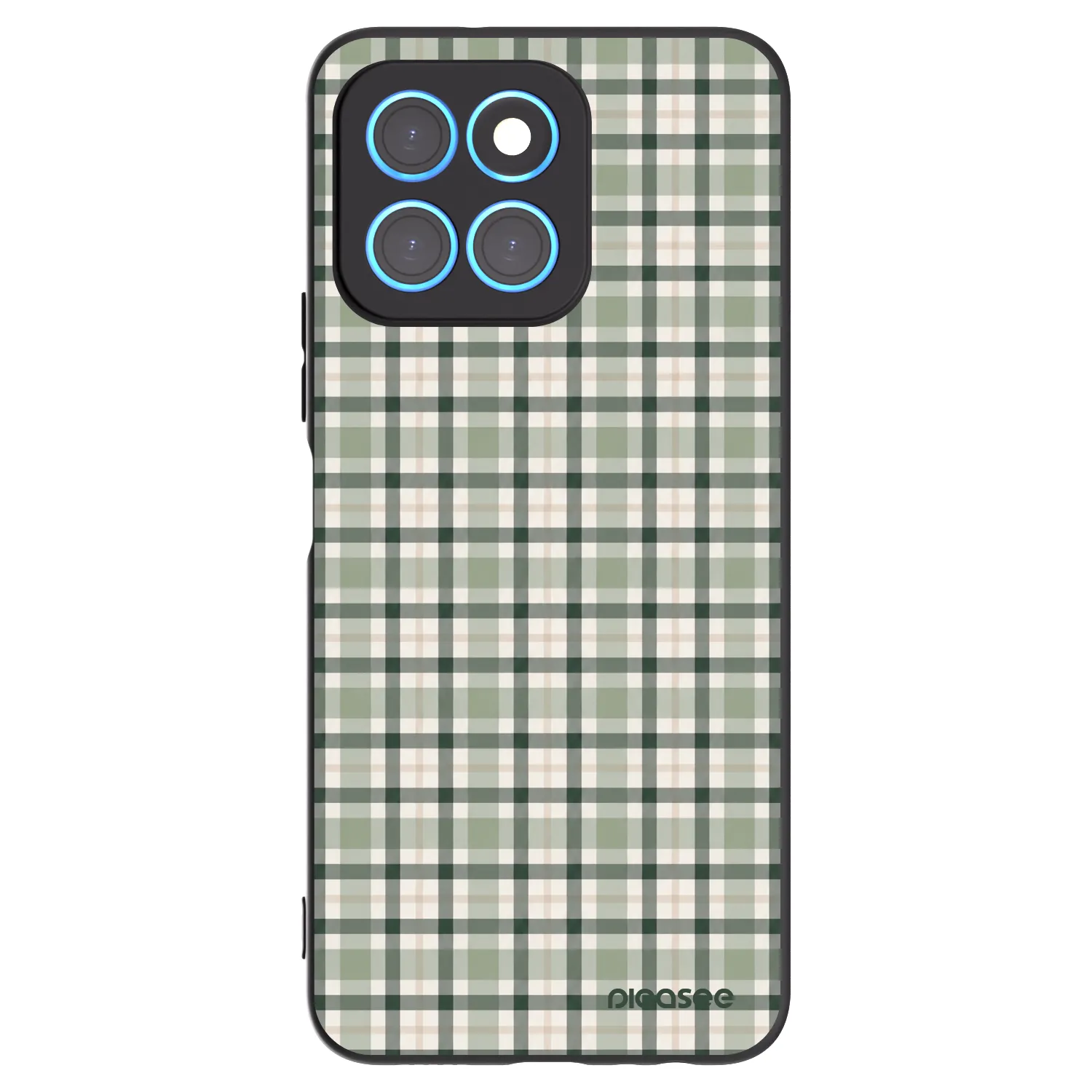 Picasee silikónový čierny obal pre Honor X6 - Sage Tartan