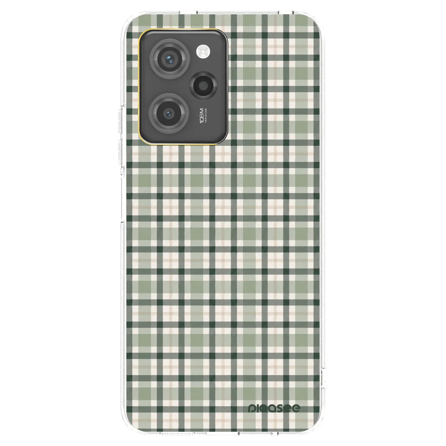 Picasee silikónový čierny obal pre Xiaomi Poco X5 Pro - Sage Tartan