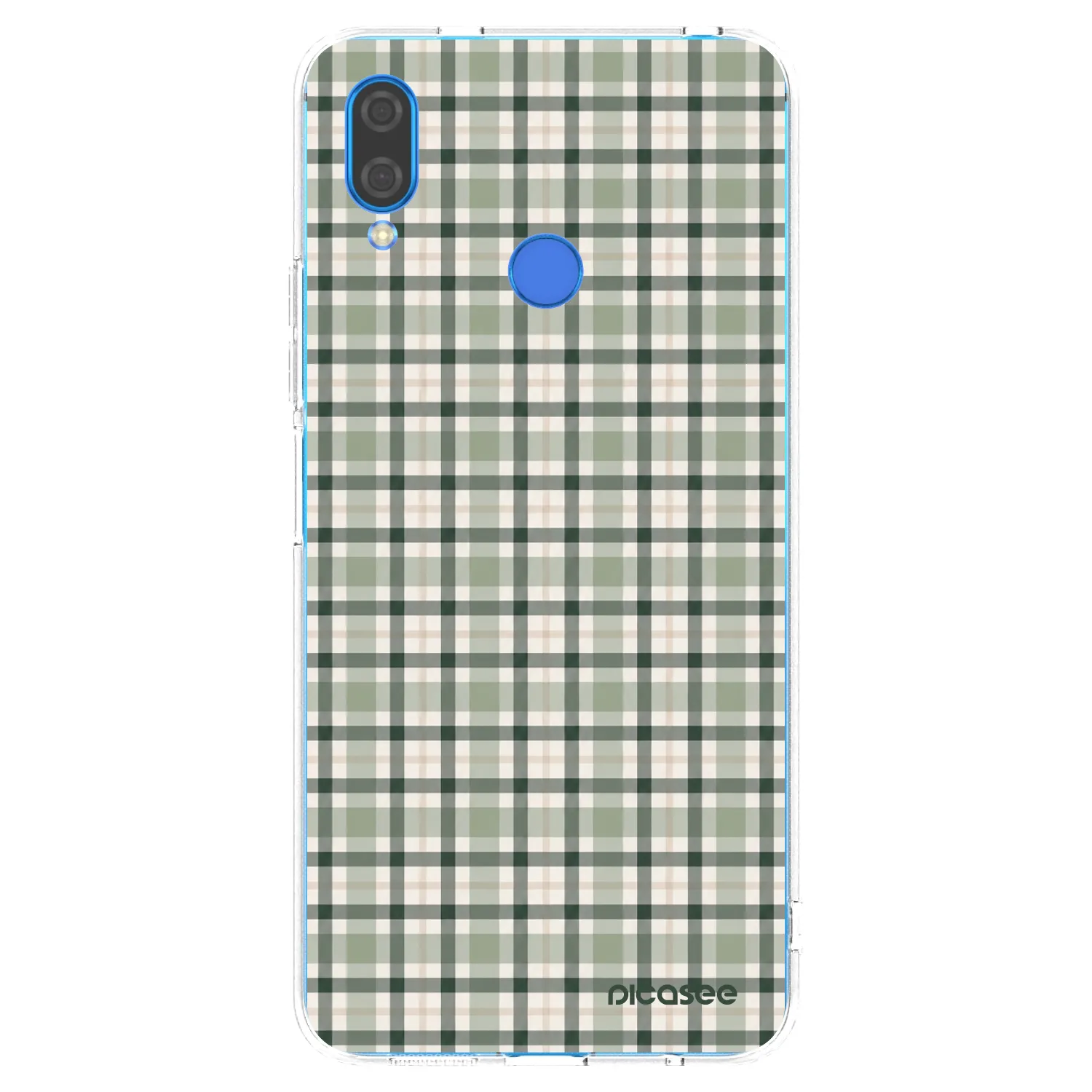 Picasee silikónový prehľadný obal pre Huawei Nova 3 - Sage Tartan