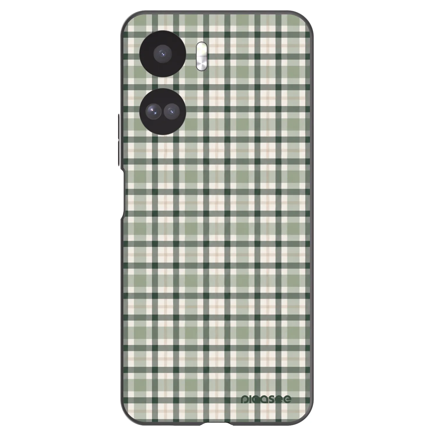 Picasee silikónový čierny obal pre Honor 90 Lite 5G - Sage Tartan