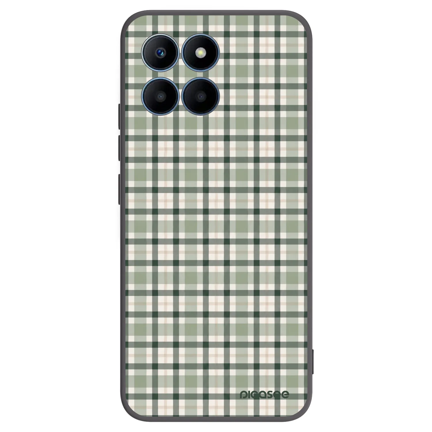Picasee silikónový čierny obal pre Honor 70 Lite - Sage Tartan