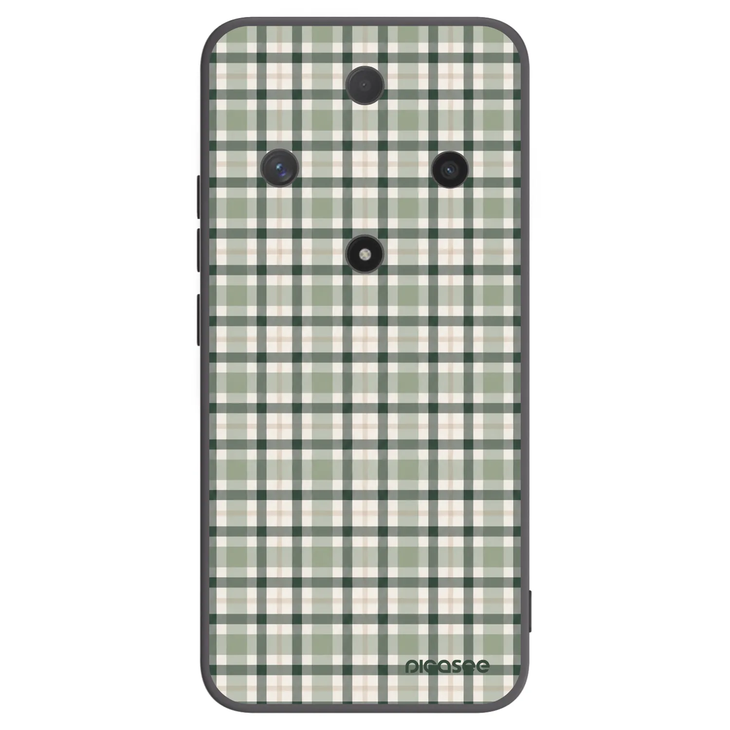 Picasee silikónový čierny obal pre Honor Magic6 Lite 5G - Sage Tartan